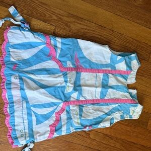 Lilly Pulitzer Blue and Pink Kids Dress